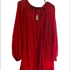 Banana republic red dress